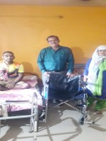 Wheel chair distributed to disabled people in Neral Karjat